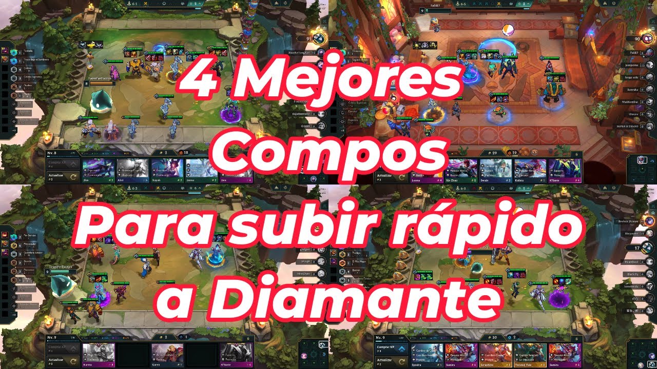 4 Mejores Composiciones para subir rápido a Diamante Set 15 Parche 15.3 TFT
