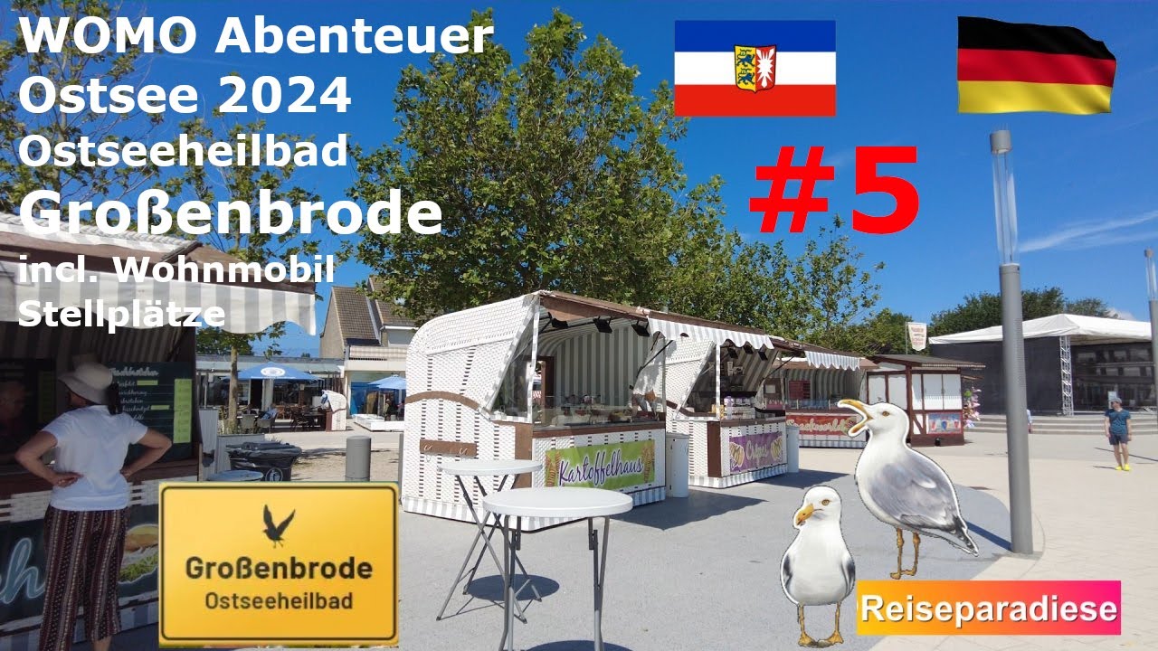 WOMO 🚐Abenteuer Ostsee 🇩🇪2024 #5 Ostseeheilbad Großenbrode mit Stellplatzmöglichkeiten, Niendorf🐙🐟⛵️