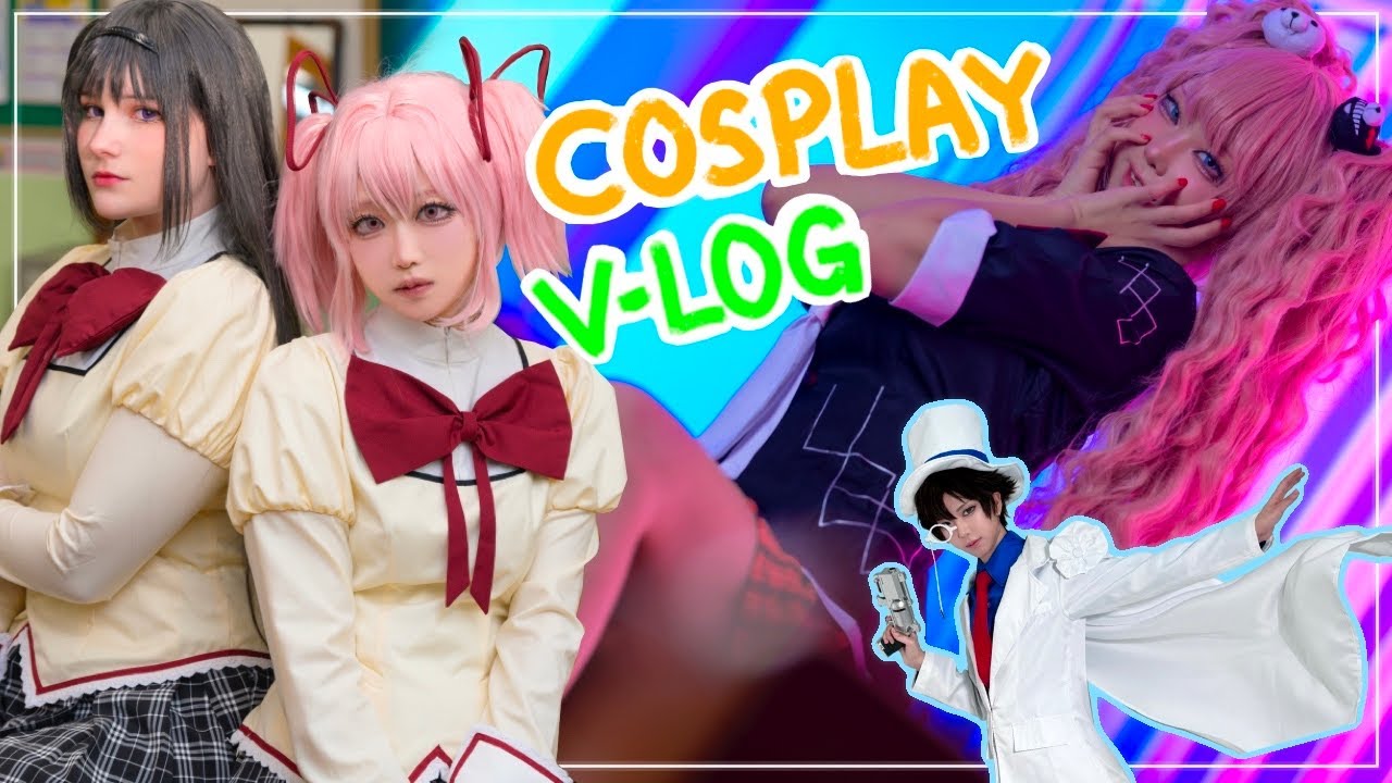 [COSPLAY V-LOG] 마도카, 쥰코 촬영하고, 괴도키드 코스하며 노는 브이로그