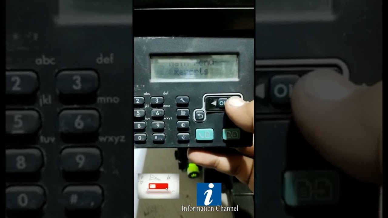 how to reset #hp Laserjet m1212nf mfp #Restore Defaults