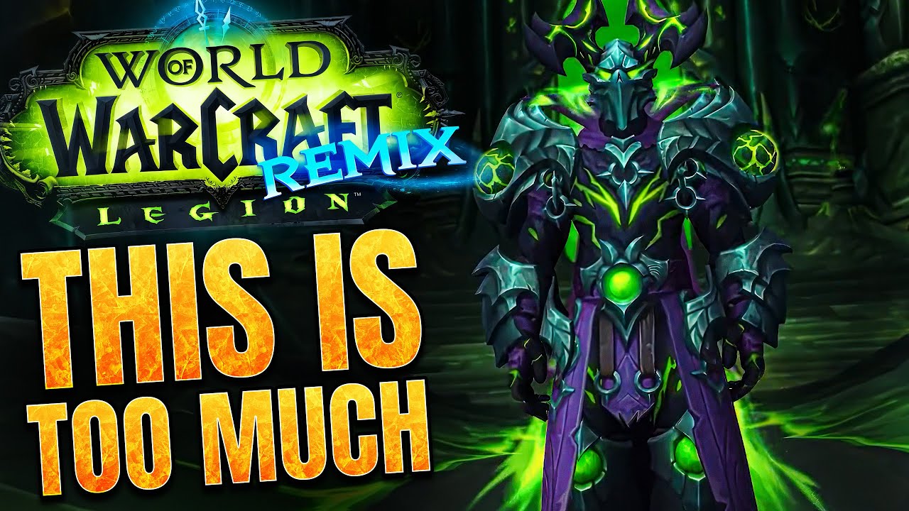 Legion REMIX: Hype with NO MAGE TOWER?