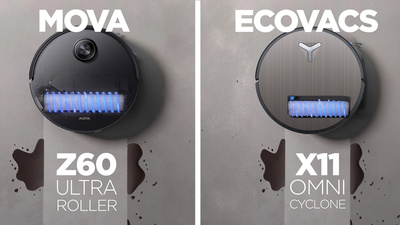 Überzeugt Mova? Z60 Ultra Roller Complete vs. Ecovacs X11