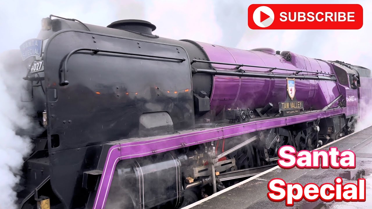 Taw Valley 34027 - Severn Valley Railway, Kidderminster. Santa Special