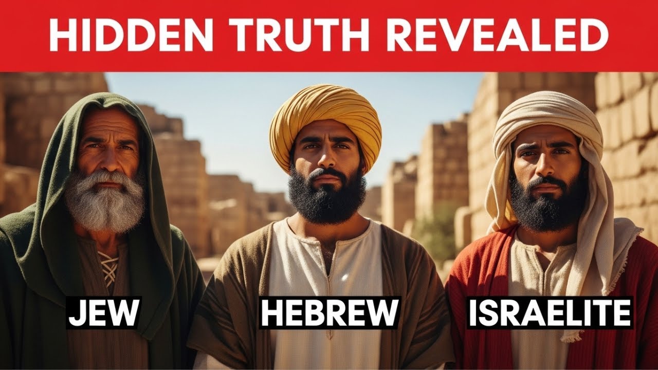 The Shocking Difference Between Hebrews, Israelites, and Jews | Biblical Truth Finally Revealed