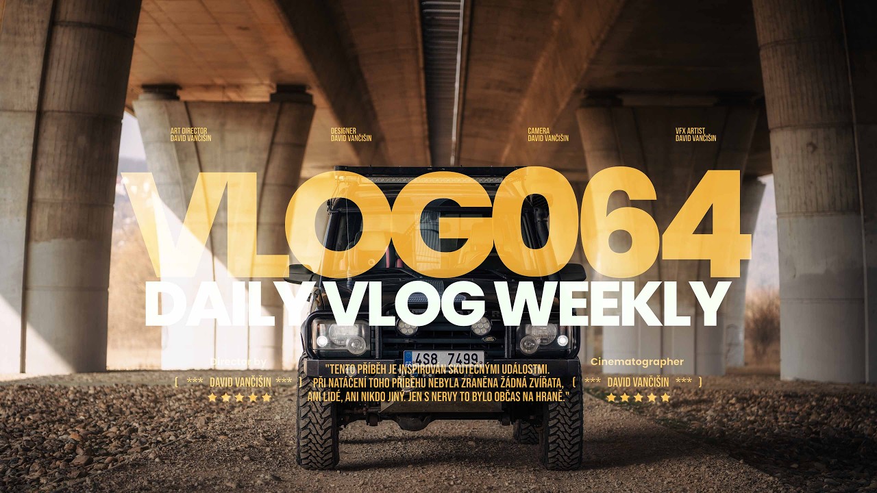VLOG064 - Veeeeelkýýýý odhalení! 😀 - denní vlog