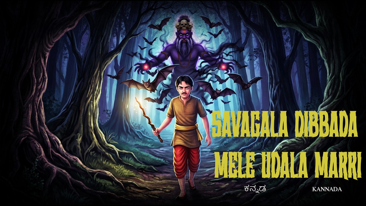 ಶವಗಳ ದಿಬ್ಬದ ಮೇಲೆ ಊದಲ ಮರ್ರಿ | SAVAGALA DIBBADA MELE UDALA  MARRI |Kannada Stories #BoogeyTalesKannada