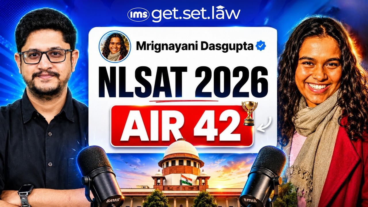 AIR 42 | NLSAT 2026 Topper Interview | Mrignayani Dasgupta | Preparation Blueprint #nlsat2026