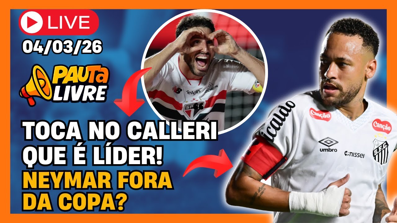 SÃO PAULO É LÍDER | CONVOCAÇÃO PRA COPA DO MUNDO | SANTOS X CORINTHIANS - PauTa Livre