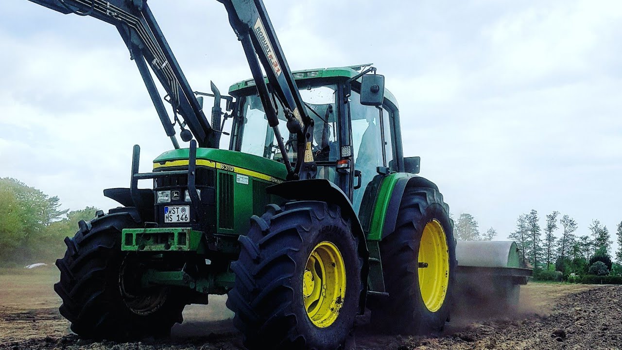 Walzen mit John Deere 6310|Trecker mit uns
