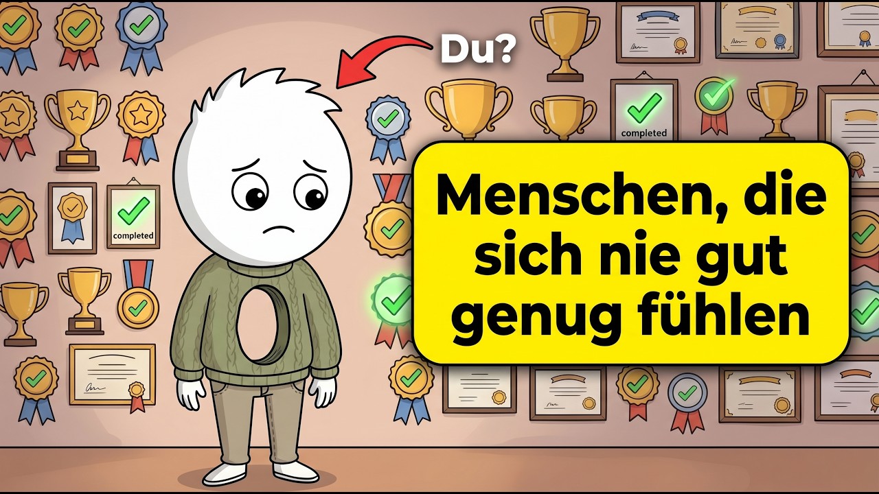 Psychologie von Menschen, die sich nie gut genug fühlen