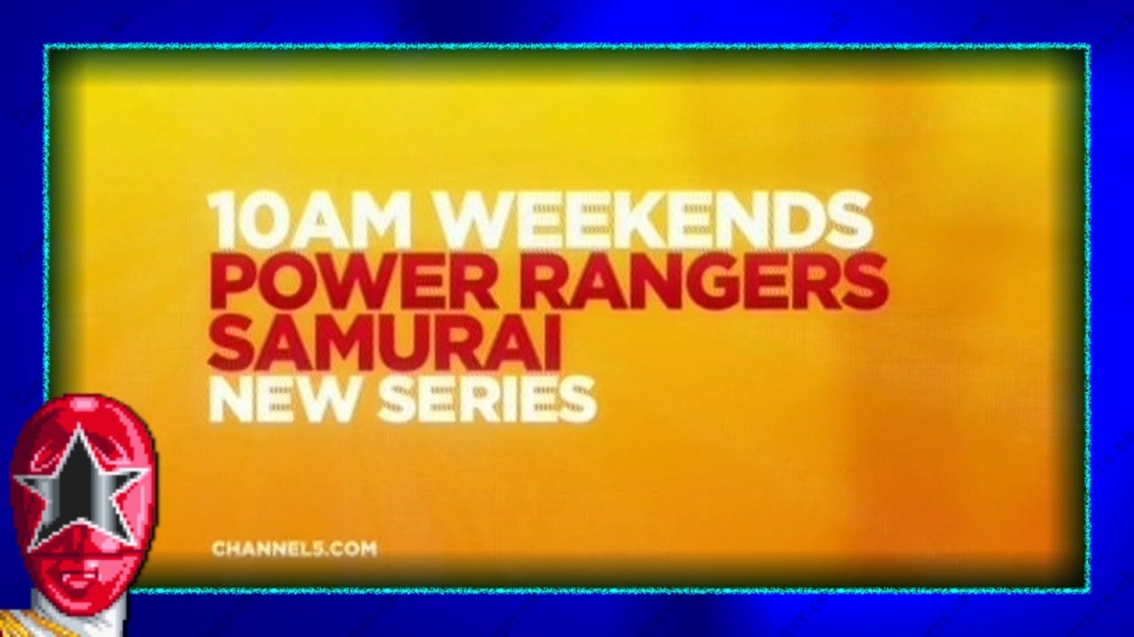 Power Rangers Samurai UK Channel 5 Promos