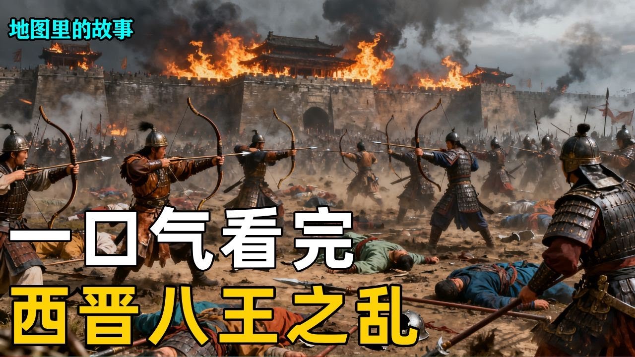 【八王之乱】一口气看完西晋八王之乱！史上最惨烈的皇室内乱，天崩地陷赤地千里的究极乱世！！#八王之乱#故事#歷史#科普#西晋