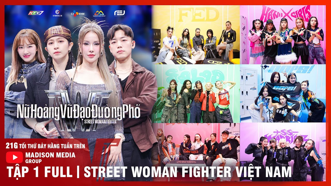 [SWFVN] Nữ Hoàng Vũ Đạo Đường Phố | Tập 1: CUỘC CHẠM TRÁN đầu tiên giữa 6 CREWS khiến BGK nghẹt thở