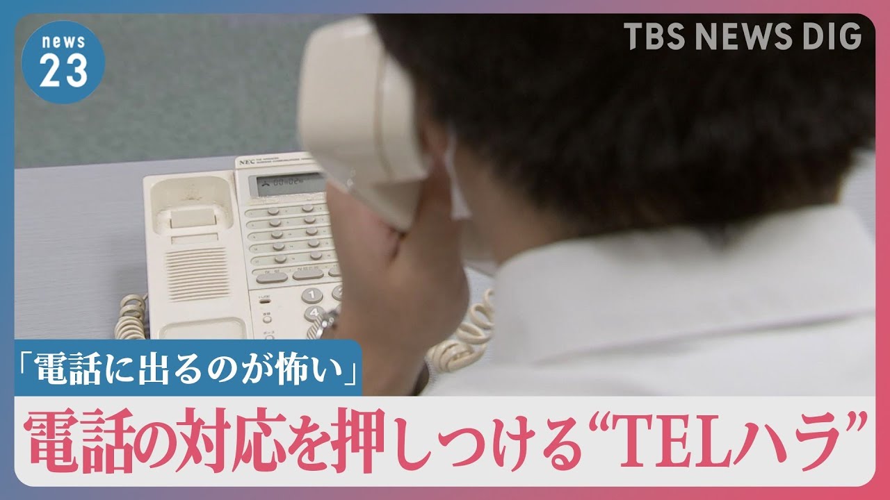 電話の対応を押しつける“TELハラ”「会社にかかってくる電話が怖い」電話代行サービスを導入する企業も…【news23】｜TBS NEWS DIG