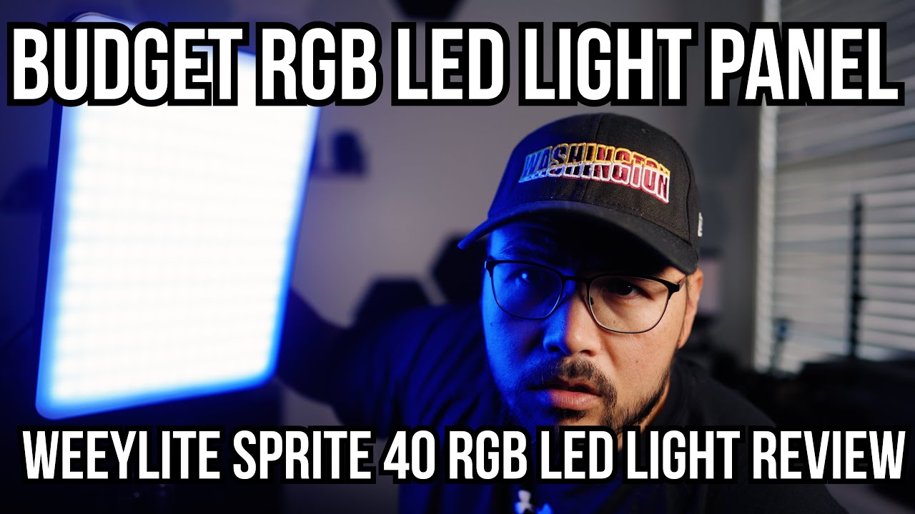 Обзор светодиодной панели Weeylite Sprite 40 RGB — отличные БЮДЖЕТНЫЕ светильники!