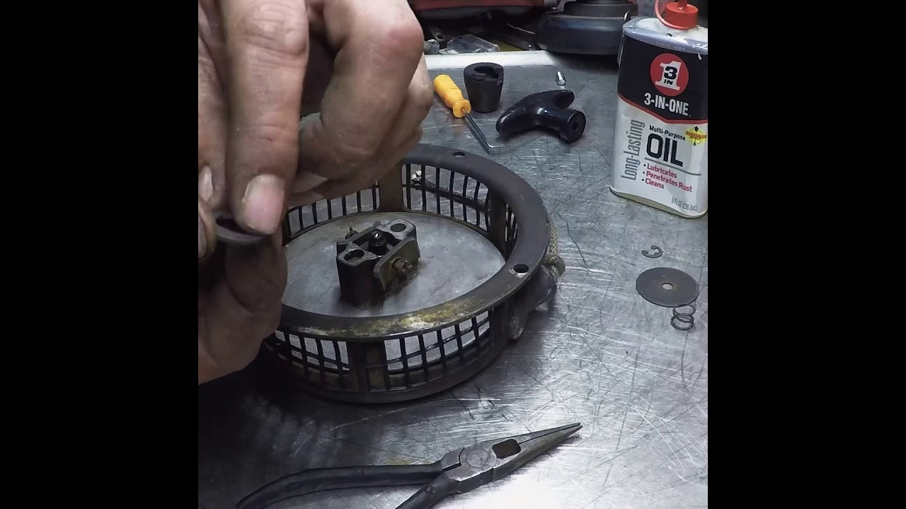 Vintage skidoo rotax recoil repair!