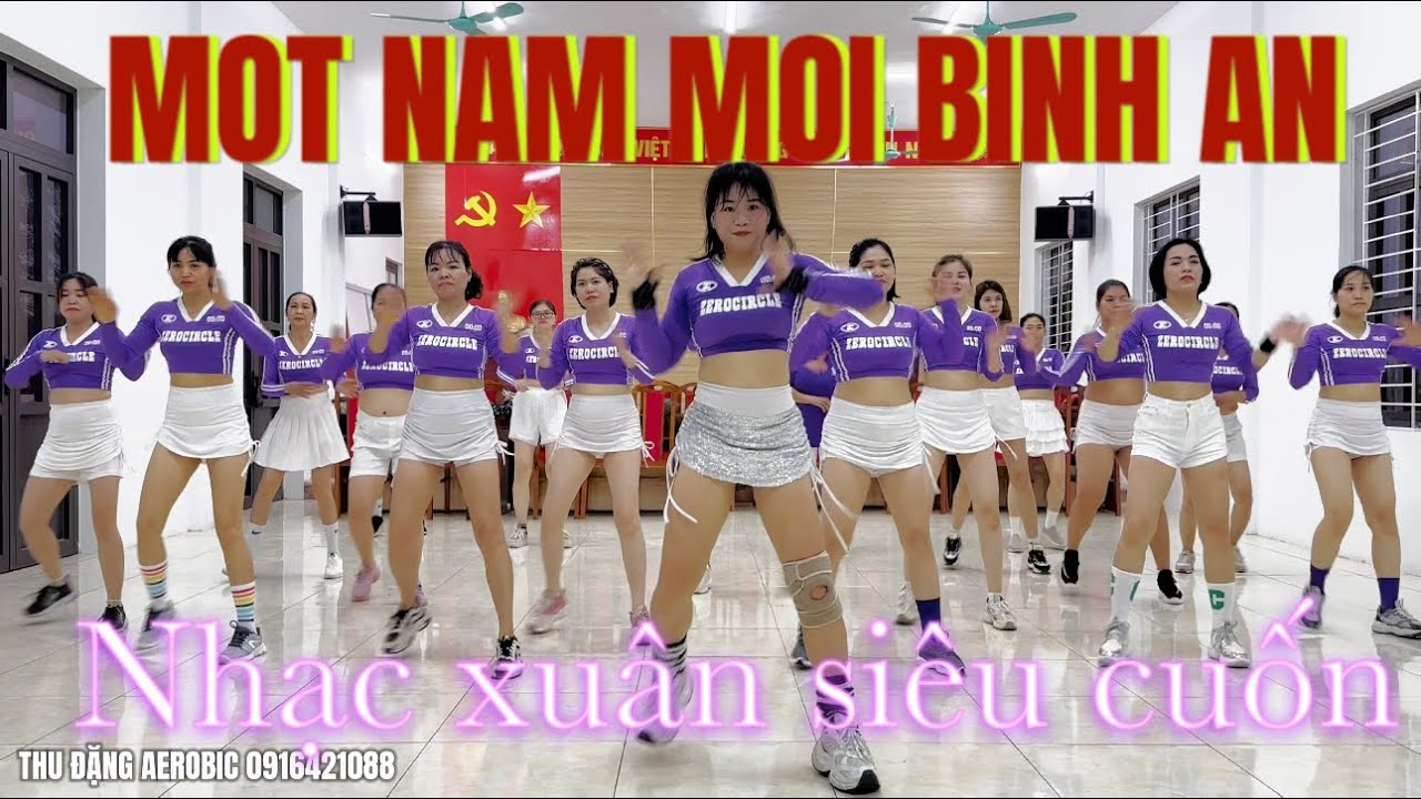 44 phút AEROBIC ĐỐT MỠ TOÀN THÂN/REMIX NHẠC XUÂN SIÊU CUỐN/#280/ THU ĐẶNG AEROBIC