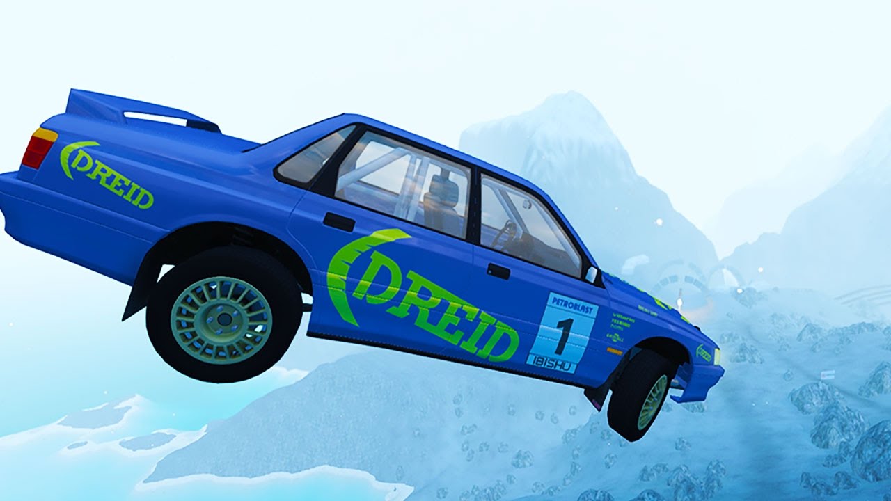 CRAZIEST RALLY TRACK EVER! - BeamNG Drive Conquistador Gorge Map Mod ( Crashes and Funny Moments )