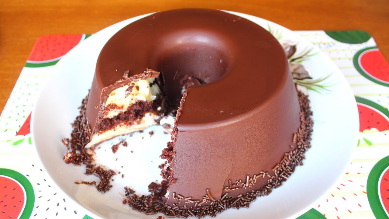 BOLO BOMBOM RECHEIO GALAK CREMOSO MUITO CHOCOLATUDO I Polly Belem