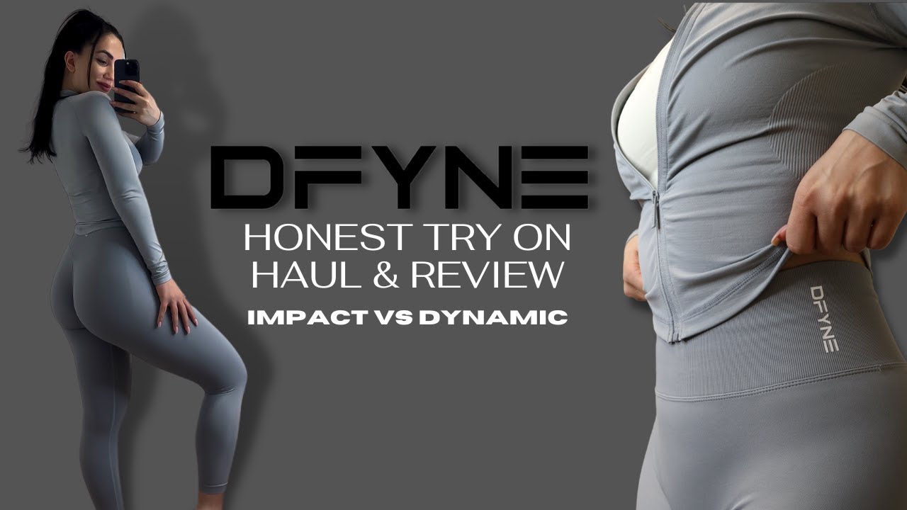 DFYNE ACTIVEWEAR TRY ON HAUL & REVIEW - Impact VS Dynamic