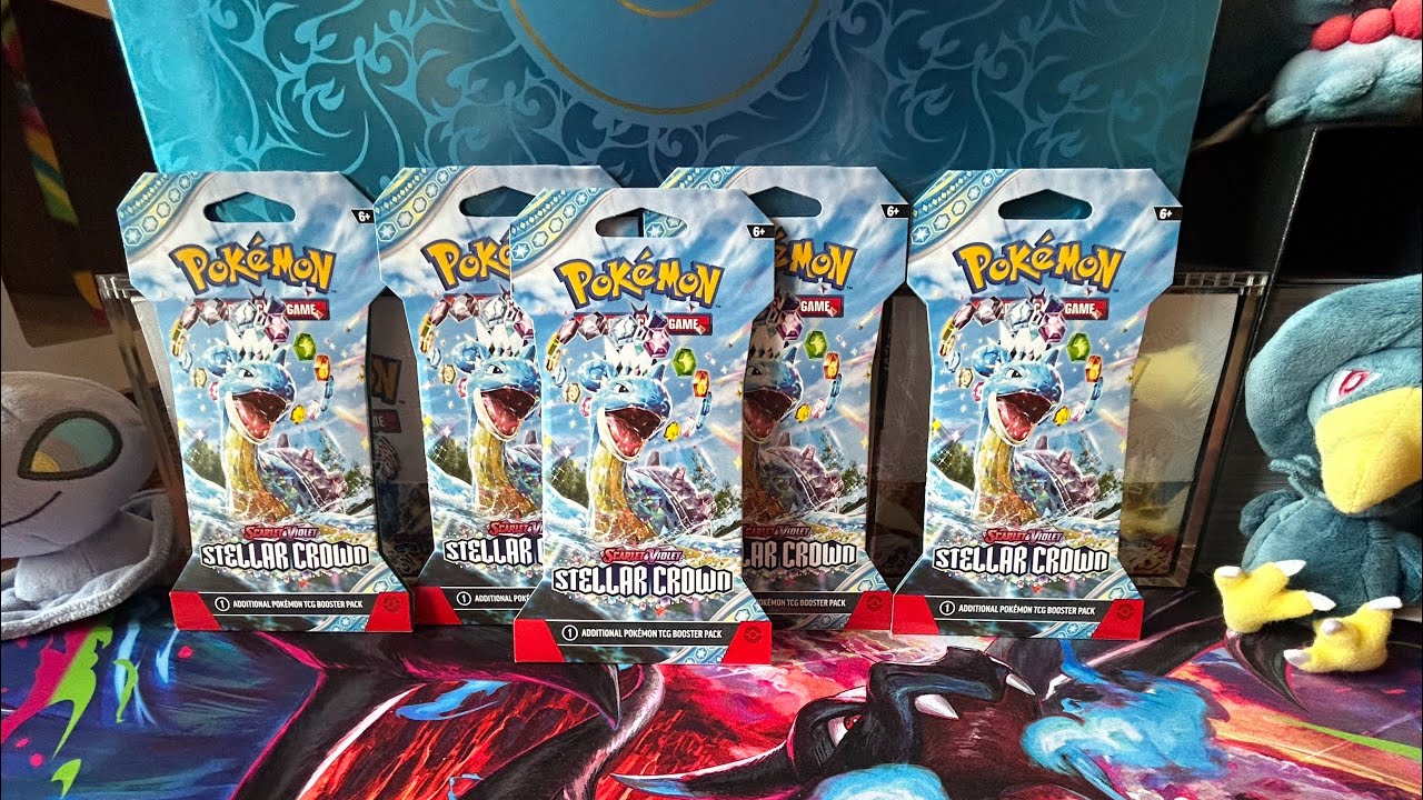 Pokemon Stellar Crown Packs Opening