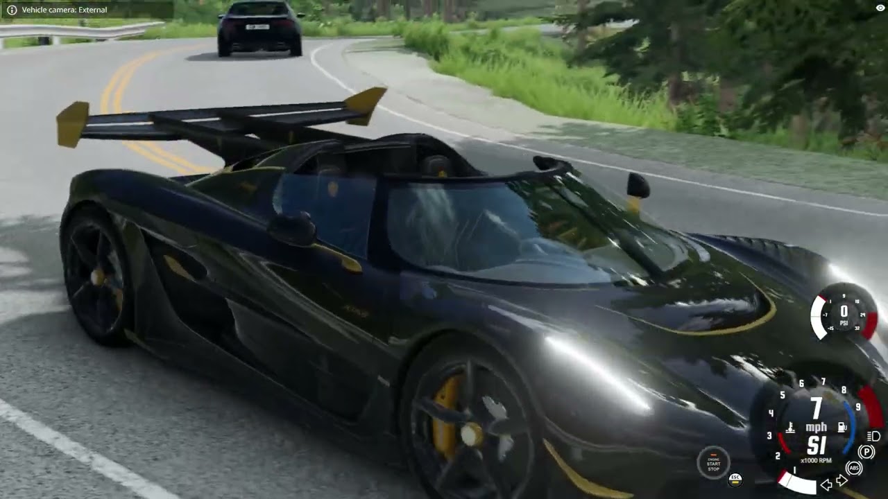 I Drove My Koenigsegg Jesko Then Crashed It In Beamng