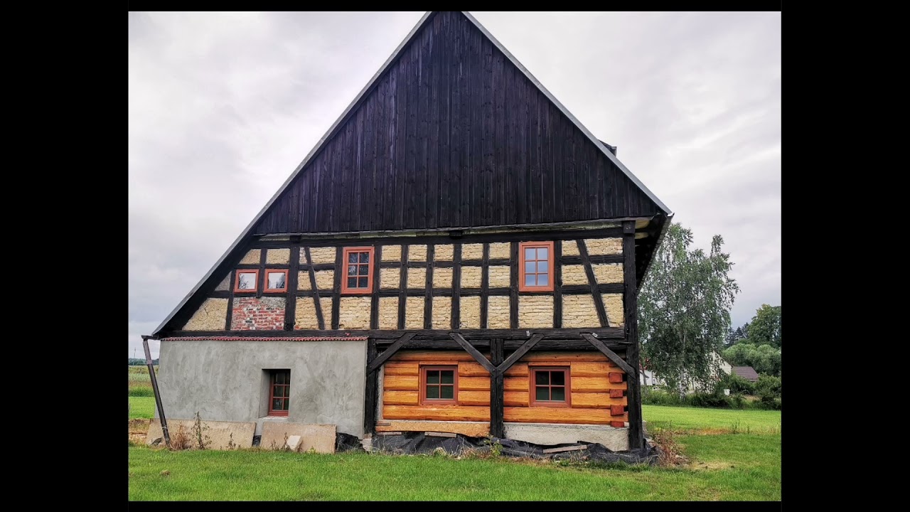 Dom przysłupowy. Chmieleń dolnośląskie