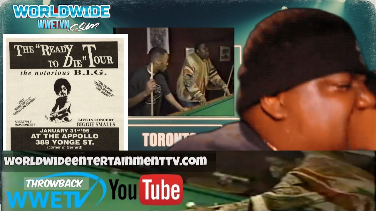 Notorious Biggie Smalls Live in Toronto April 1995 - WorldWide Entertainment TV Media