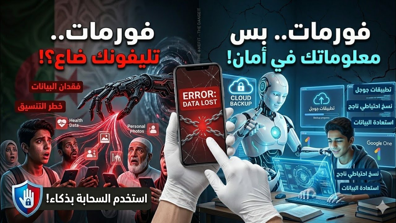 الطريقة الصحيحة لفرماط الهاتف بنجاح وبدون فقدان المعلومات اذا فورماطيتو ب اي طريقة اخرى تخسر معلومات