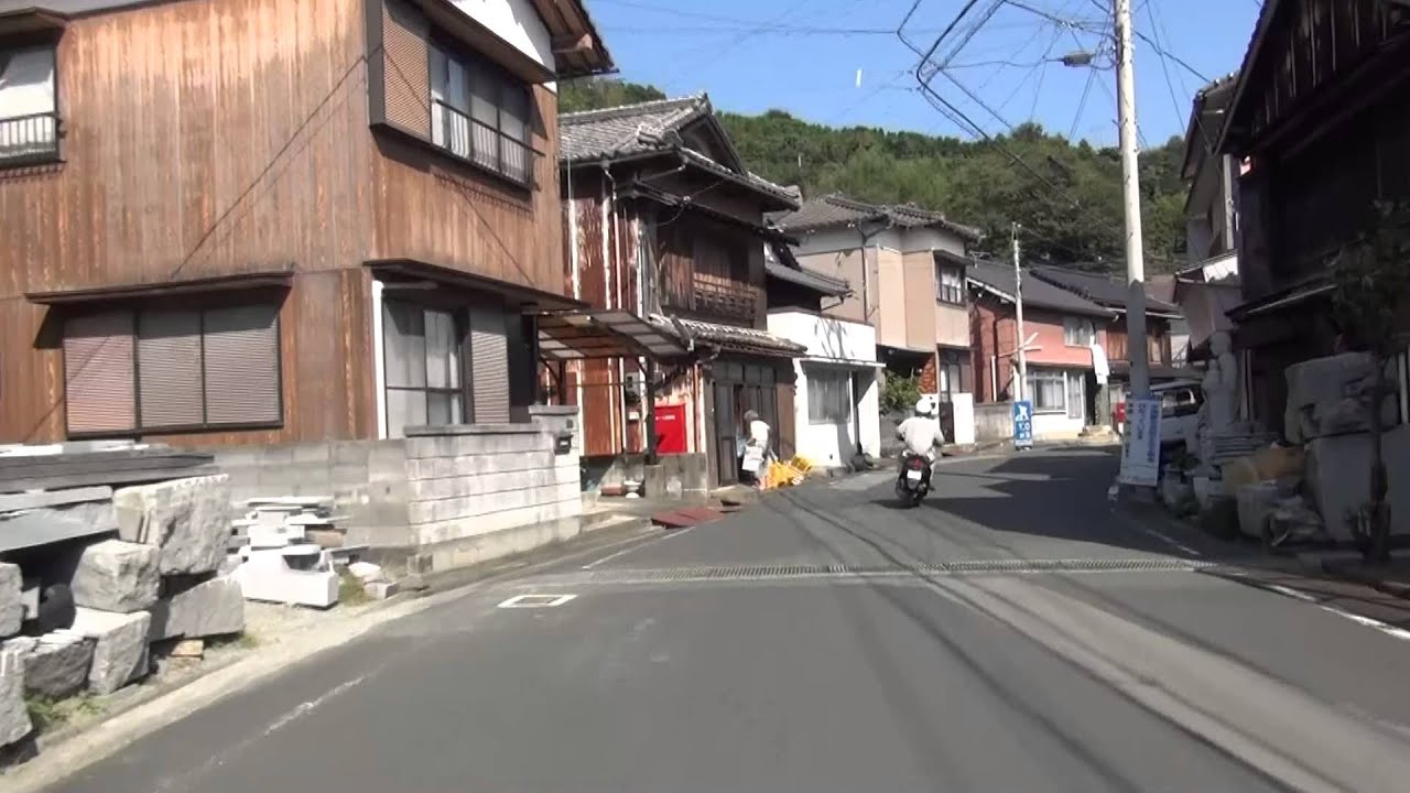 田舎の町並み 川之石～宮内 (愛媛県八幡浜市保内町)