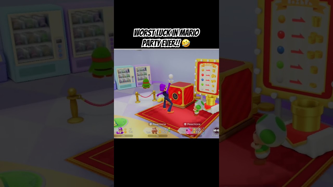 Worst Luck in Mario Party Ever!! 🤣 