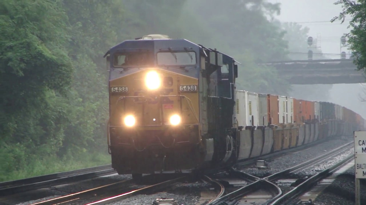 An Hour Of Trains In St Denis, Maryland