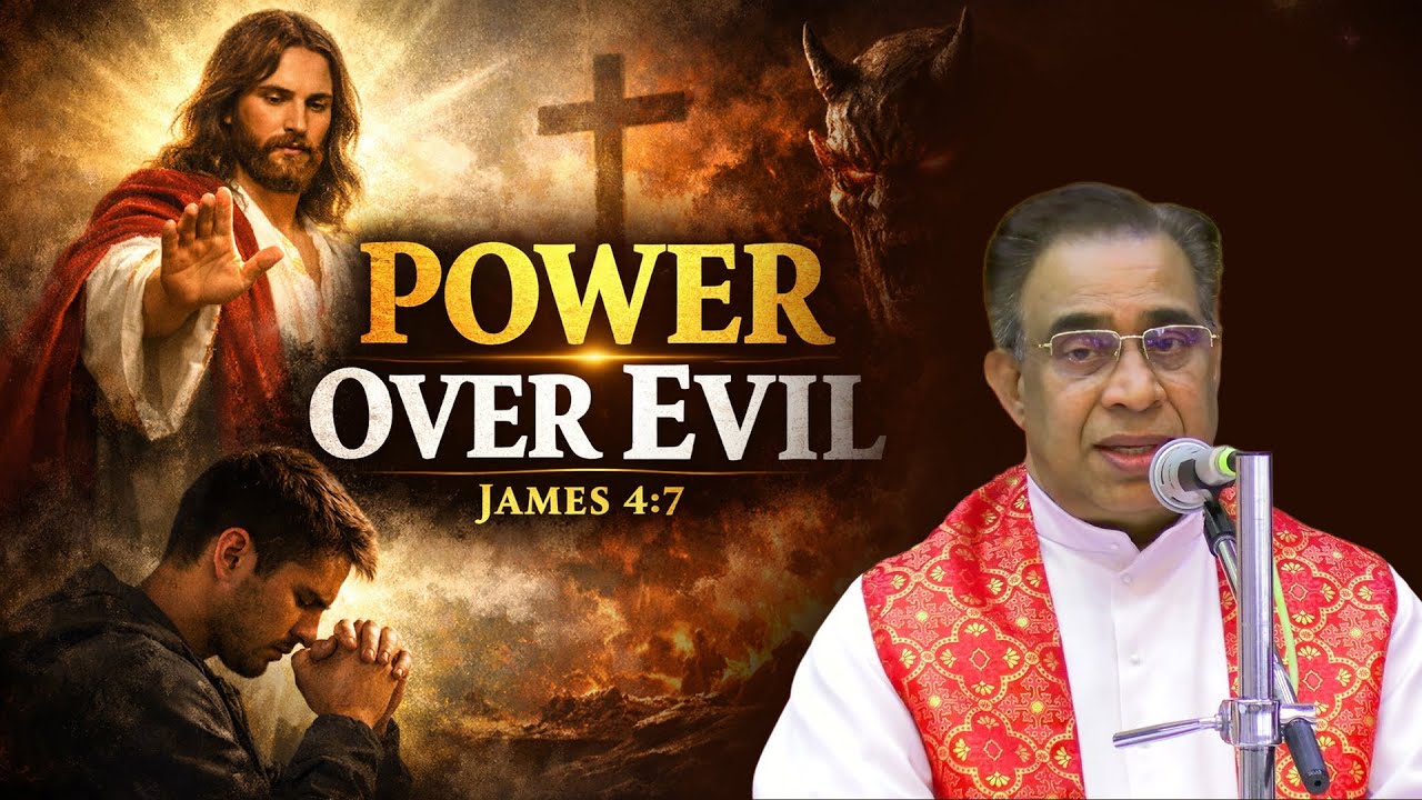 The Devil Cannot Stay Where God Rules | Promise of the Day | Dr. John Jose Vettiyankal VC