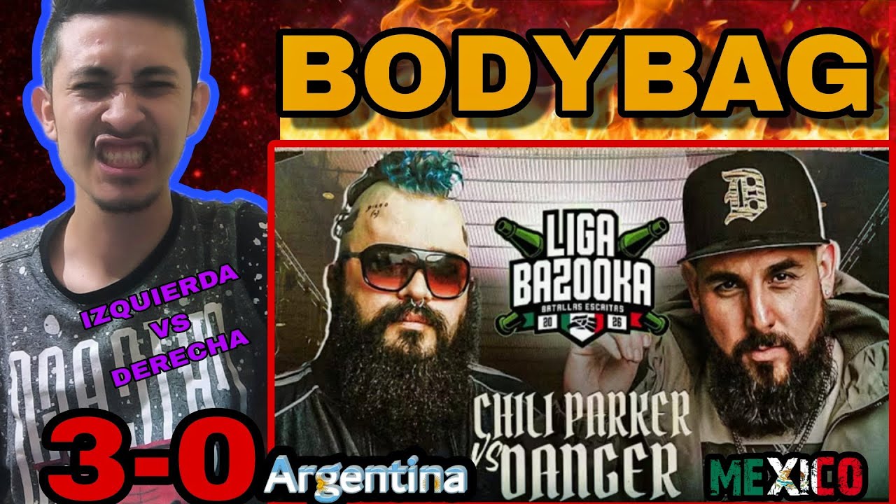 Reaccionando a Danger vs Chili Parker - BodyBag! - Liga Bazooka México 