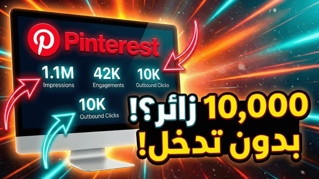 كيف موقع صغير جاب 10,000 زائر من Pinterest… بطريقة أوتوماتيكية بالكامل وبالذكاء الاصطناعي؟! 🤯