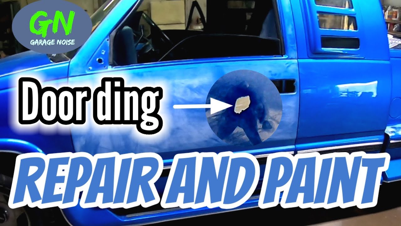 How to repair paint damage like a body shop. auto body and paint repair, door ding,chip repair