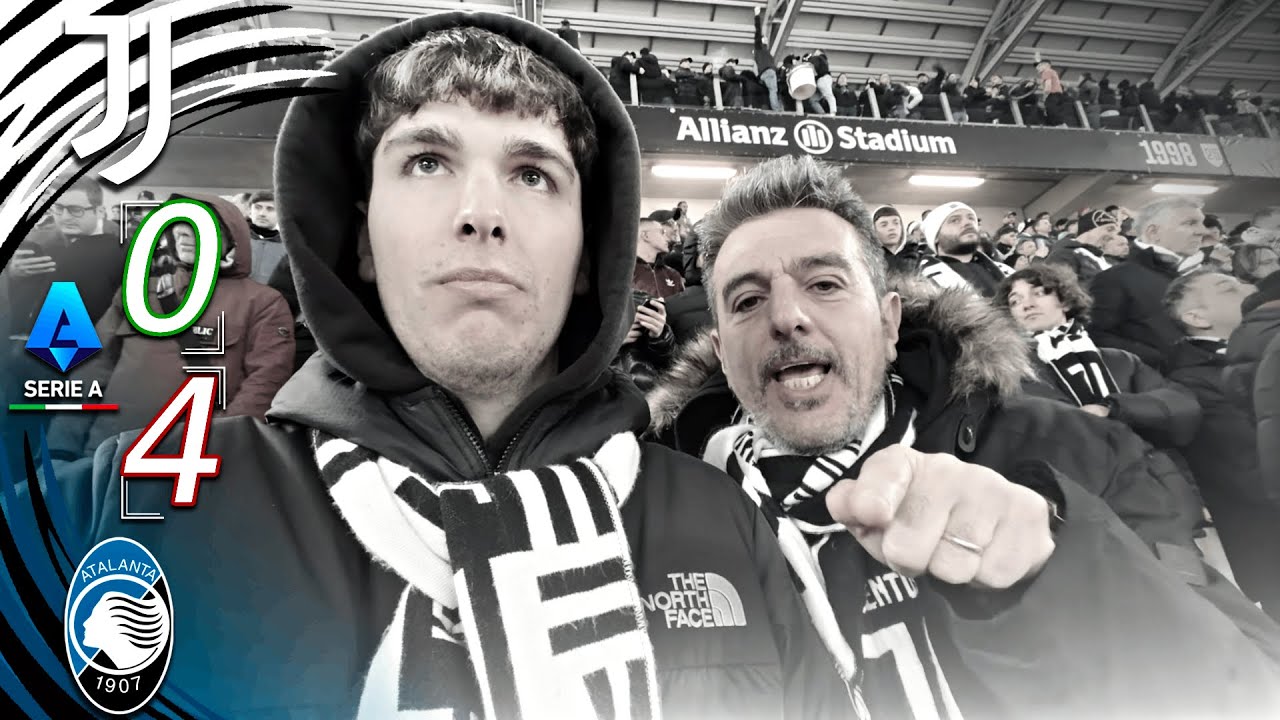👋🏻 4 PERE, UMILIAZIONE! JUVENTUS 0-4 ATALANTA / ALLIANZ STADIUM CURVA SUD LIVE REACTION