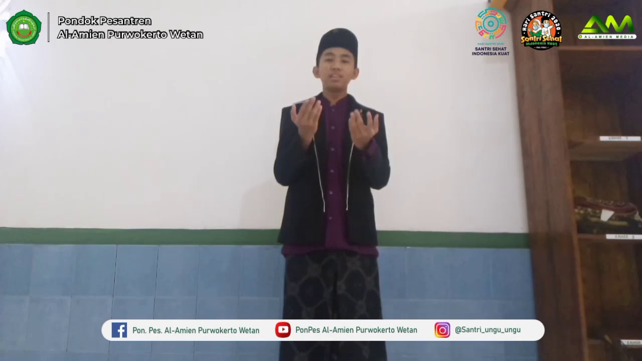 LOMBA PIDATO HARI SANTRI NASIONAL 2020 I Pondok Pesantren Al Amien Purwokerto Wetan