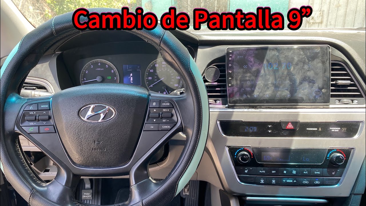 Como Instalar Pantalla 9” Pulgadas Android en Hyundai Sonata 