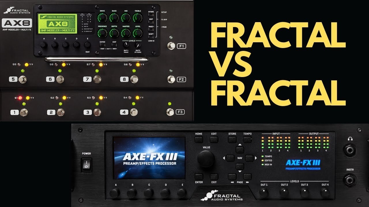 Сравнение AX8 и Axe-Fx III — звучание усилителей