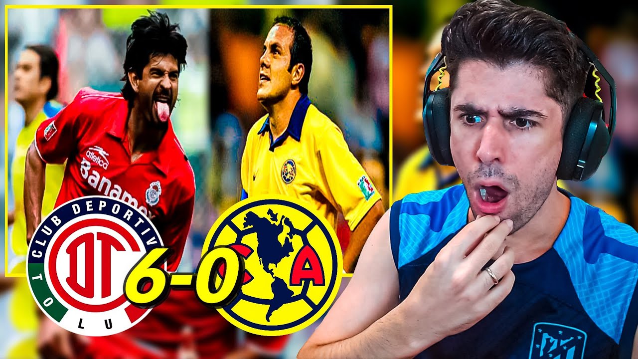 😲 ¡El Día que el Toluca de Cardozo Destruyo al América 6-0!