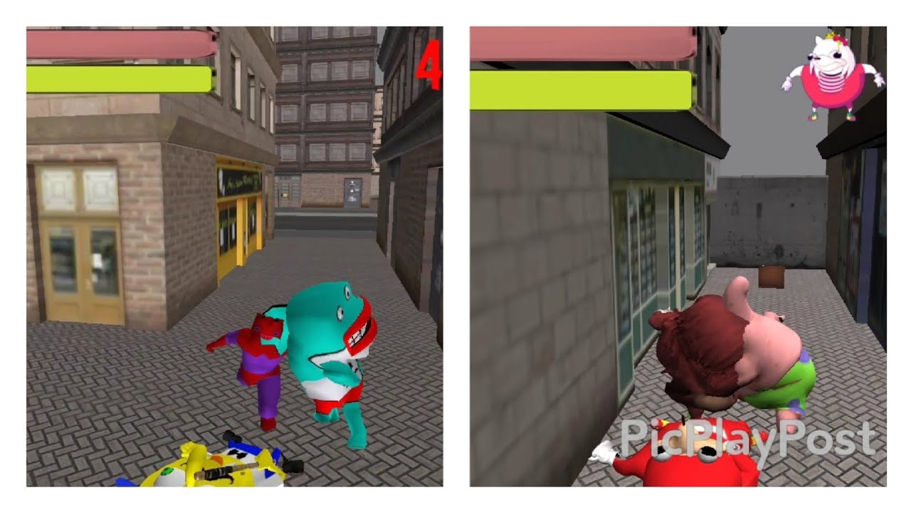 Caught Battle 14# Sponge And Ugandan Simulator
