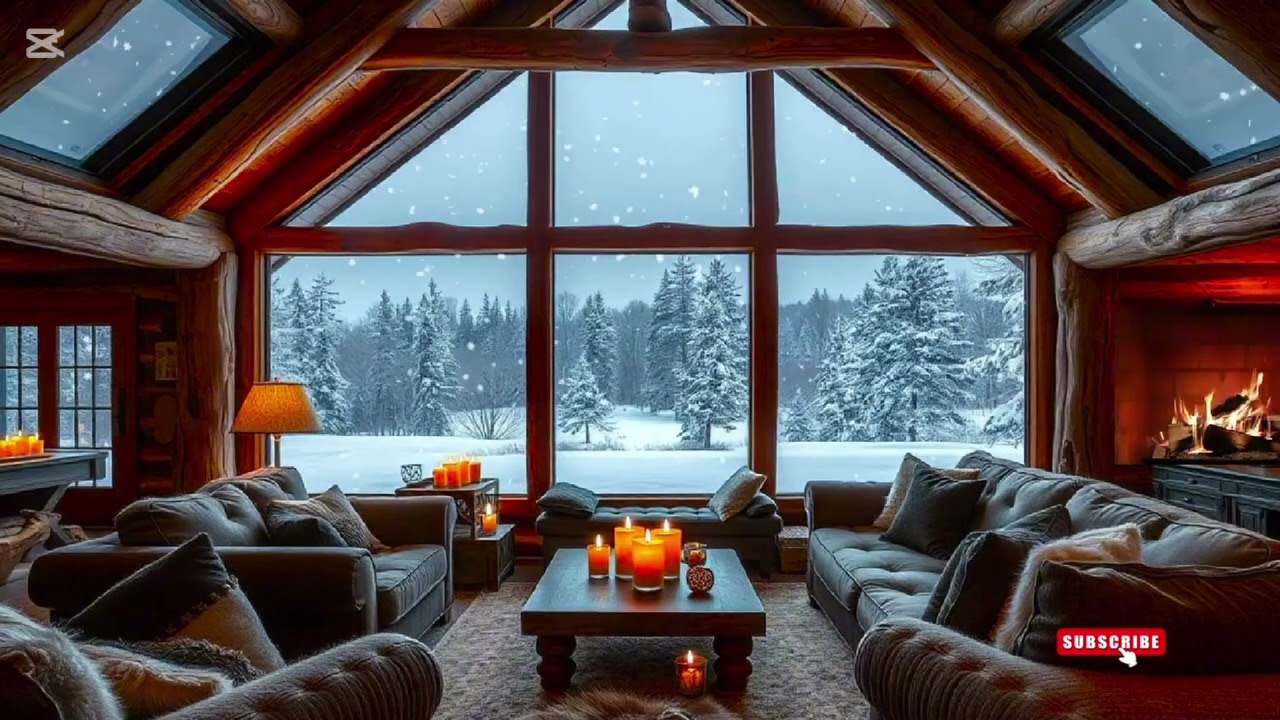 Cozy Fireplace Ambience with Realistic Crackling Fire Sounds