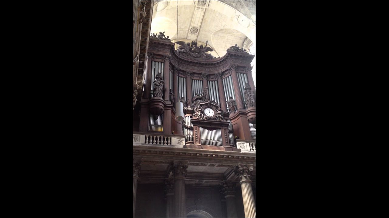 Daniel Roth: Offertoire en sol mineur (Cesar Franck; CFF 92) - St. Sulpice