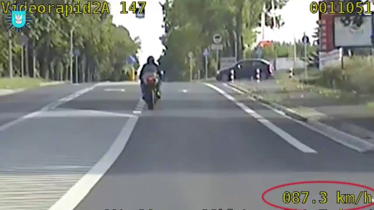 Serock: Pościg za motocyklistą