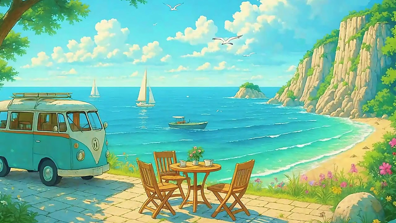 Coffee Morning in Spring 🌸 Aesthetic Lofi to Make Your Better Mood ✨ Lofi Hip Hop to Heal/Chill