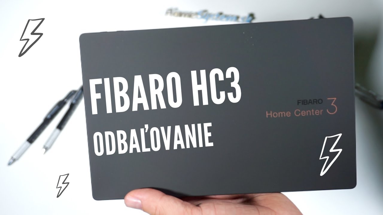 Fibaro Home Center 3 - odbaľovanie