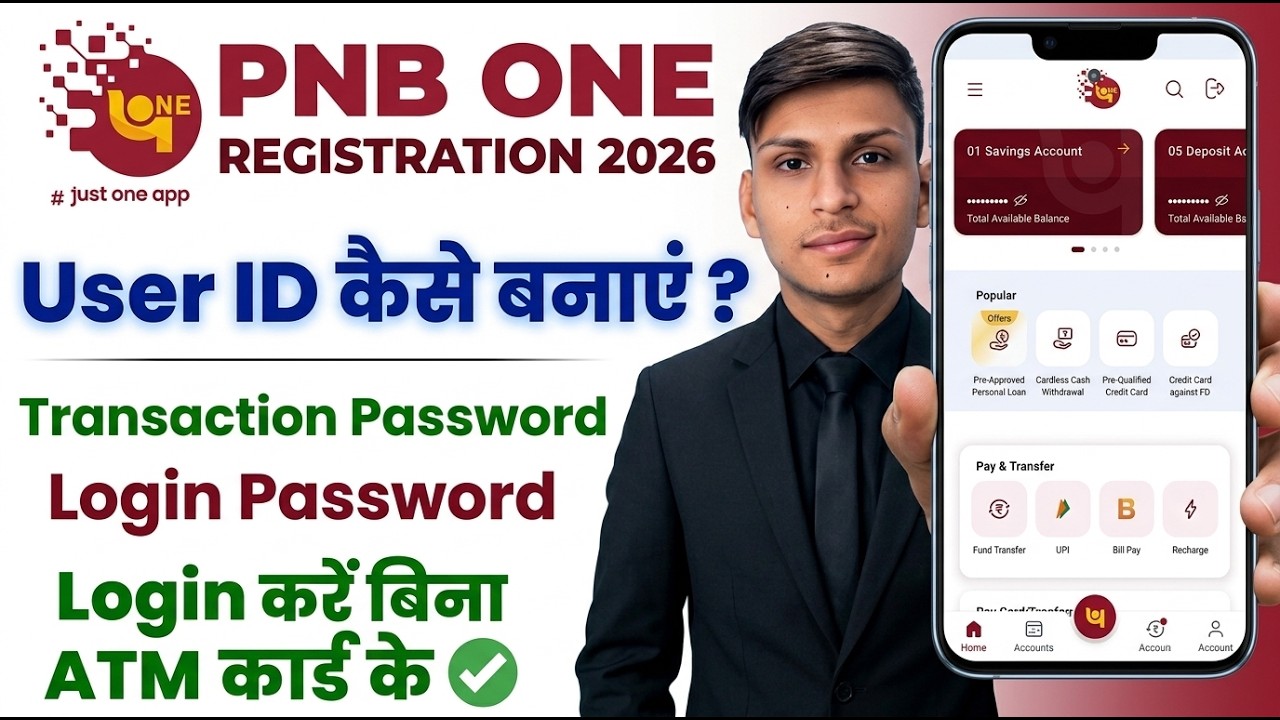 How to create User ID in PNB One App | How to use PNB One | How to login to PNB One