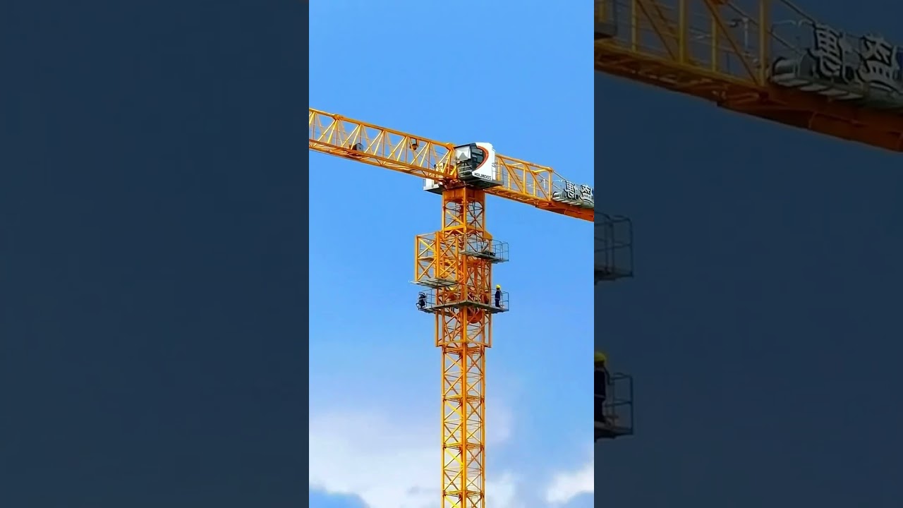 Installation process of tower crane support- Good tools and machinery make work easy