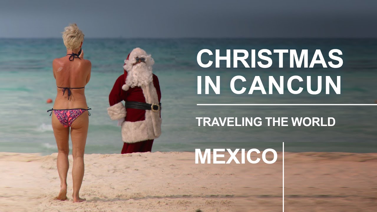 Christmas in Cancun. December, 2020.
